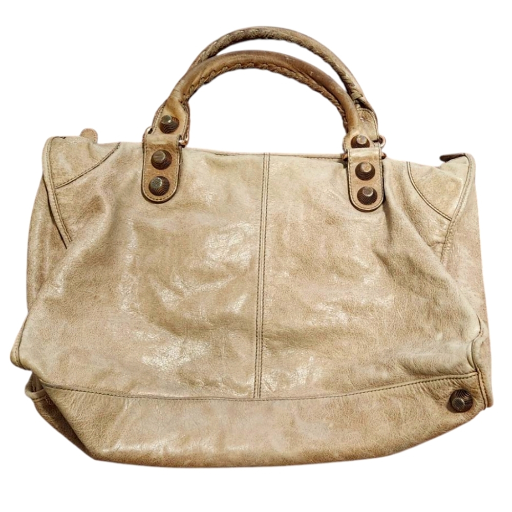 Cream Leather Balenciaga Bag - Picture 3 of 17